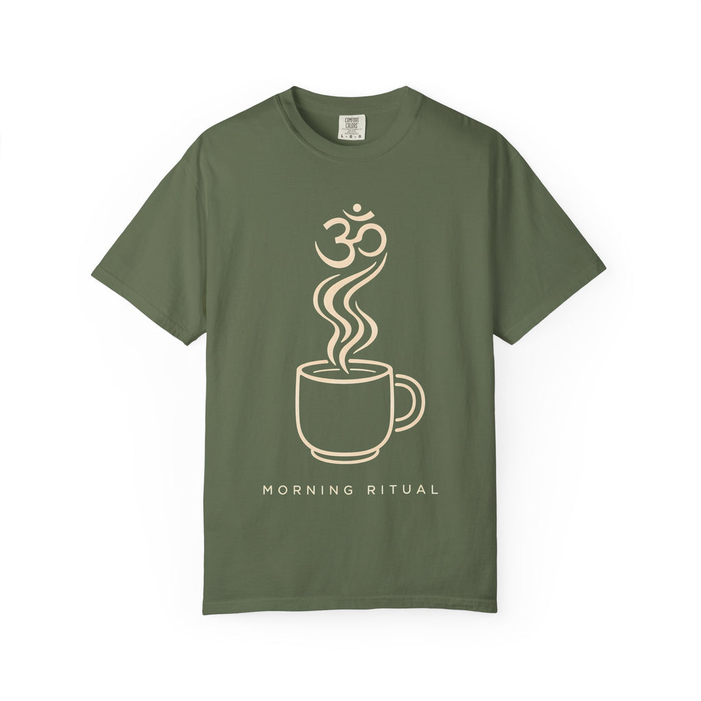 Morning Ritual Coffee & Om T-Shirt