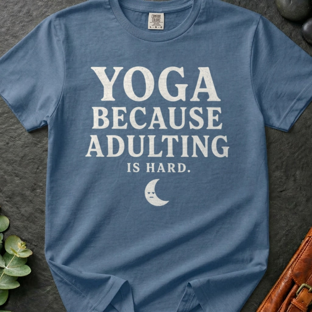 rooted-avenue-b0a7038f-72e5-44ed-9fa1-30facbcea62e-95. Yoga Because Adulting is Hard_Yoga Because Adulting is Hard - Blue Jean - Mockup Style 4 (Final 2) - CC Mockup.png_0000_compressed.jpg