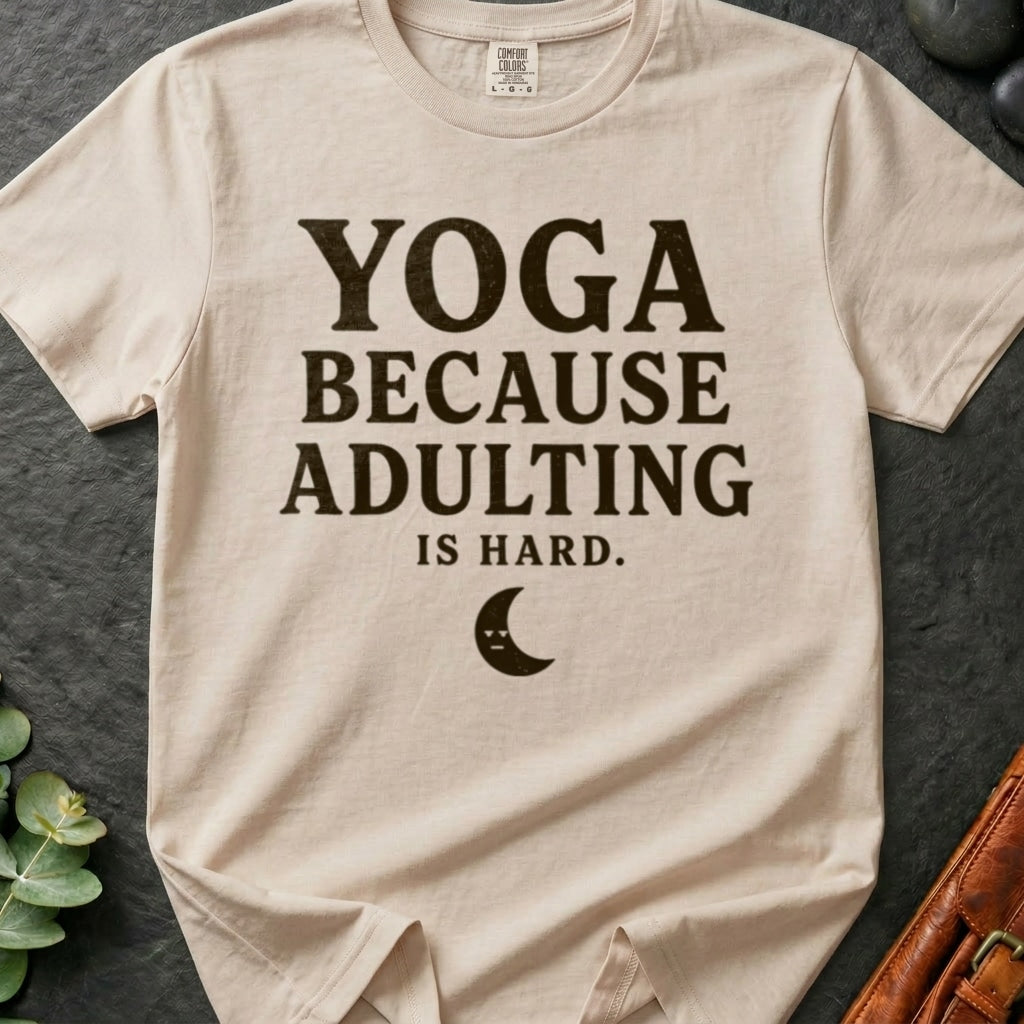 rooted-avenue-fbf322b4-0bce-4f6c-aae8-6e12bf7bb48e-95. Yoga Because Adulting is Hard_Yoga Because Adulting is Hard - Ivory - Mockup Style 4 (Final 2) - CC Mockup.png_0000_compressed.jpg