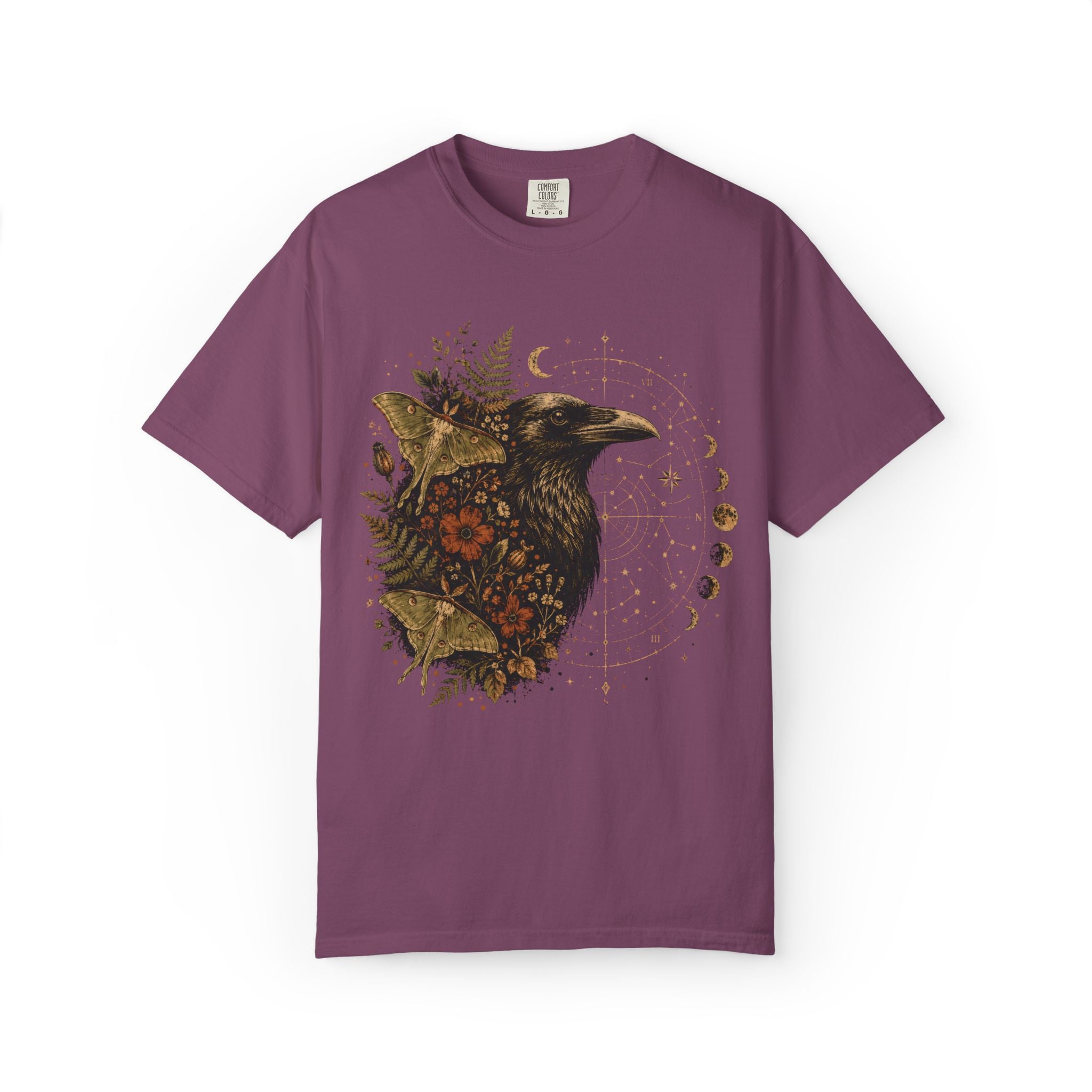 Raven Moon Phases T-Shirt