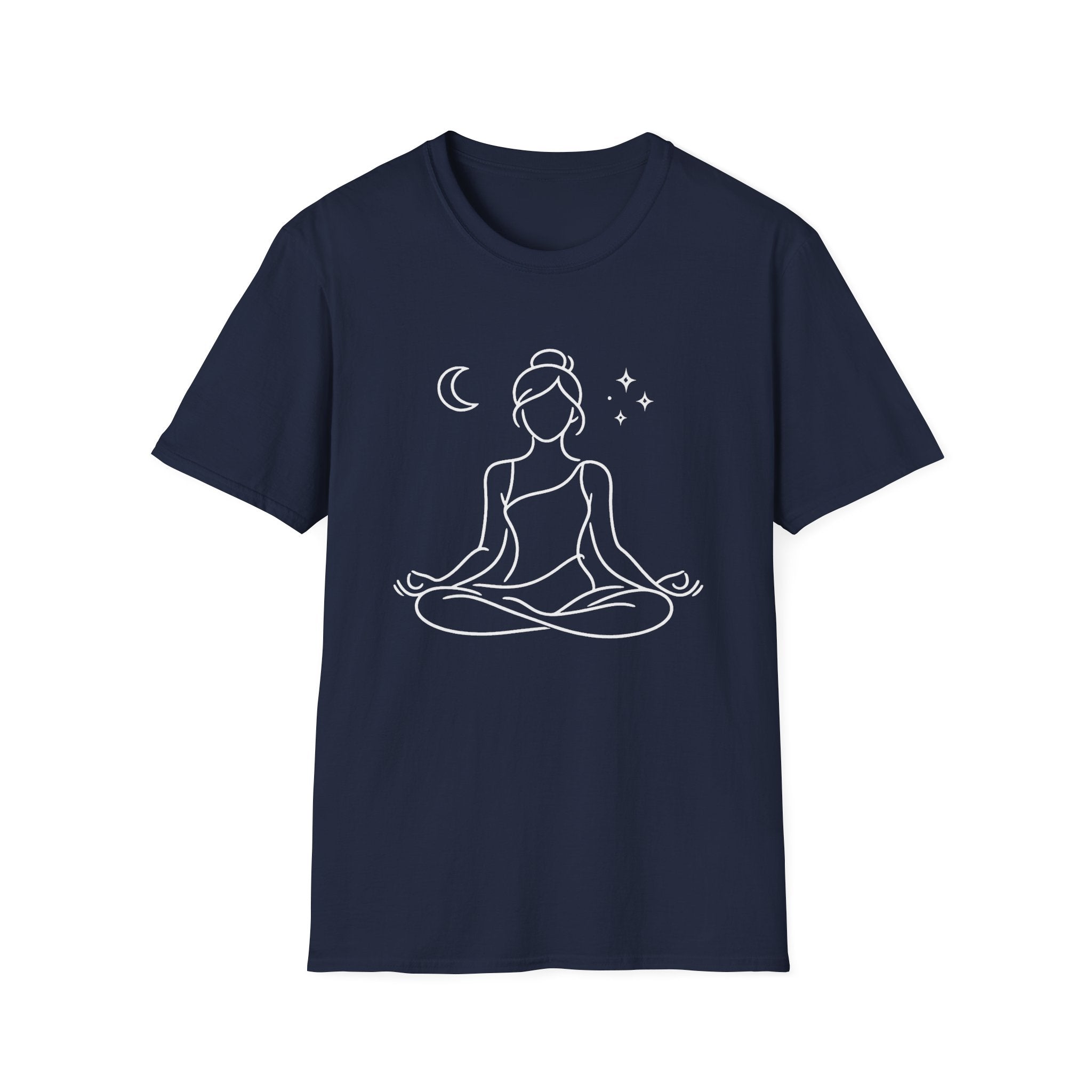 Crescent Moon Meditation T-Shirt
