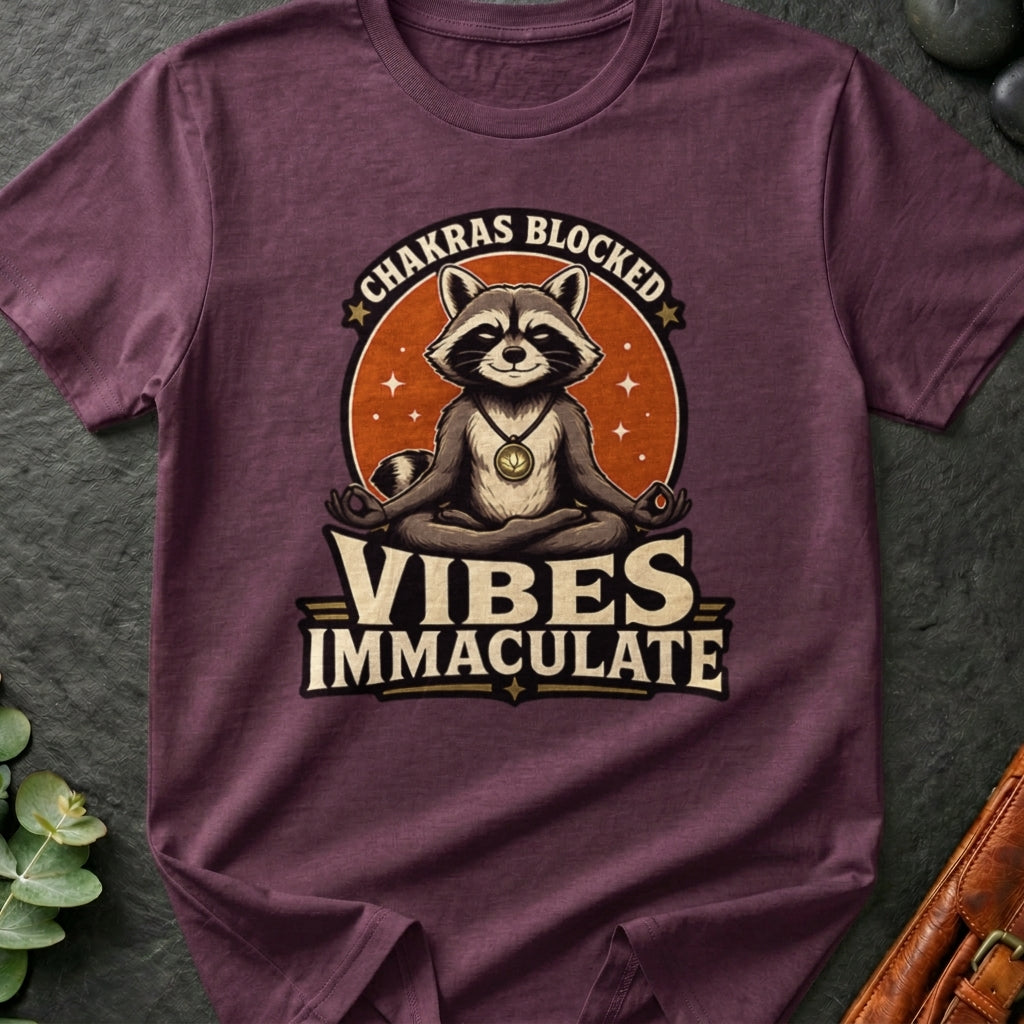 Chakras Blocked, Vibes Immaculate T-Shirt