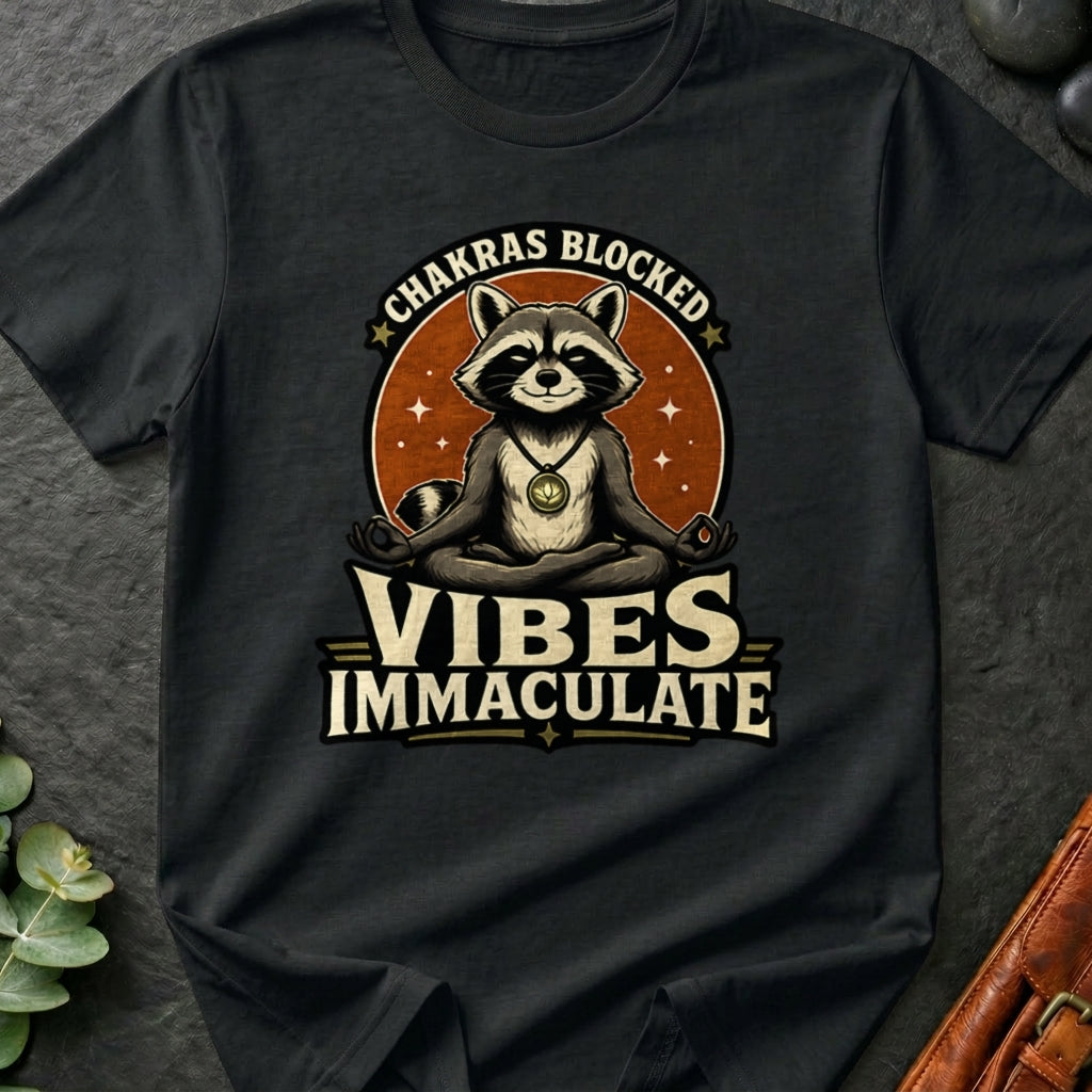 Chakras Blocked, Vibes Immaculate T-Shirt