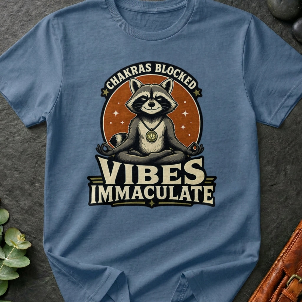 Chakras Blocked, Vibes Immaculate T-Shirt