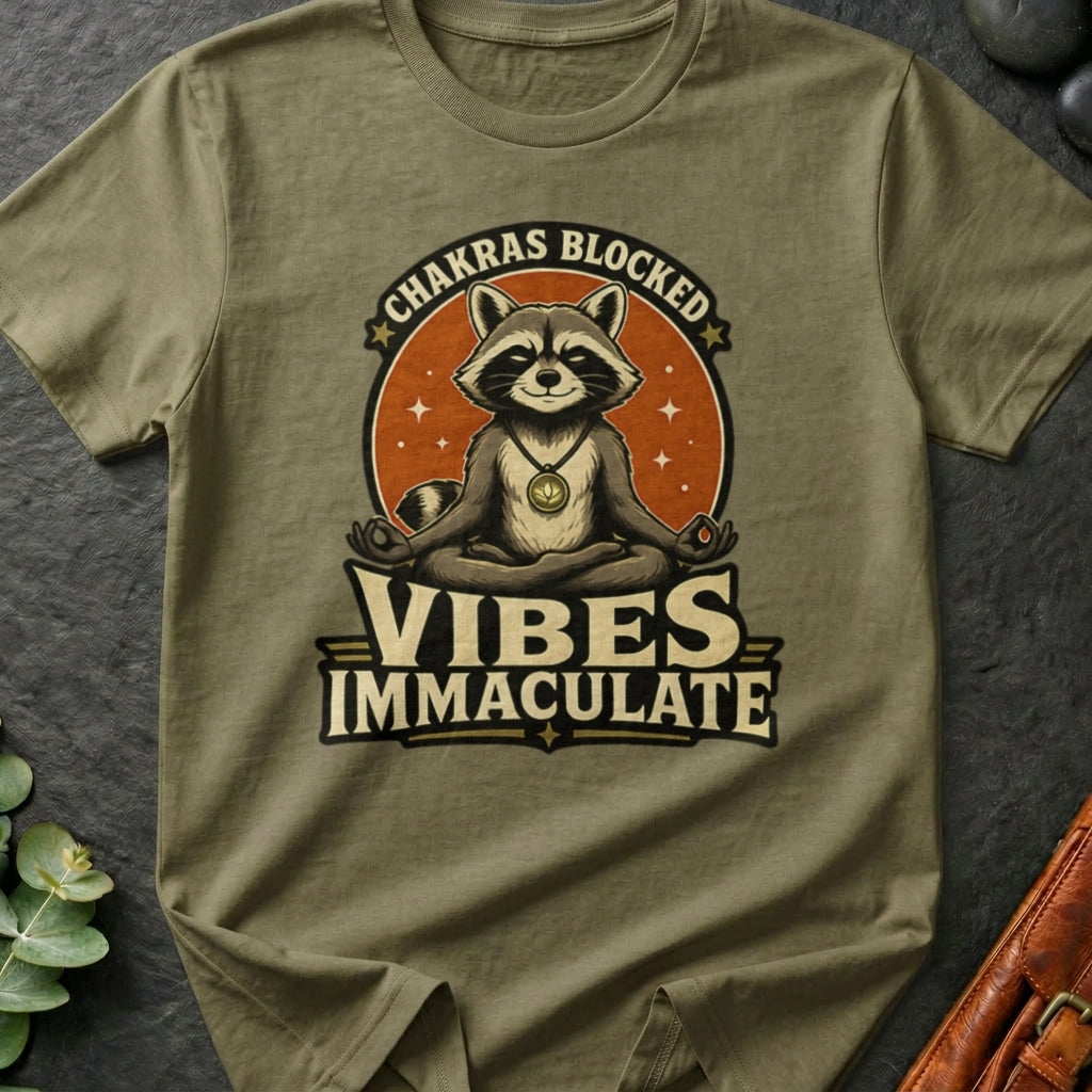 Chakras Blocked, Vibes Immaculate T-Shirt