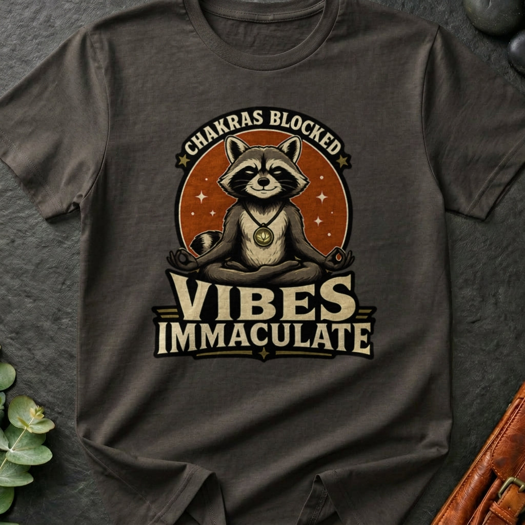 Chakras Blocked, Vibes Immaculate T-Shirt