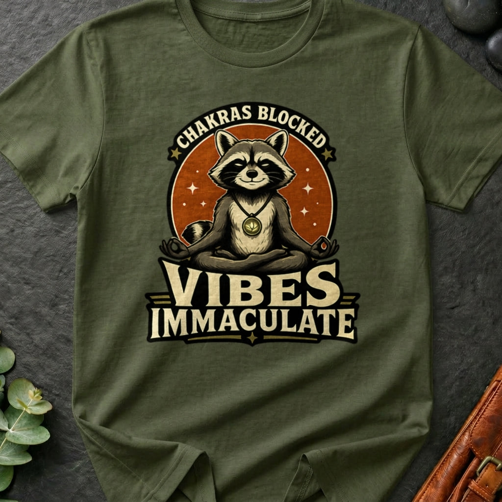 Chakras Blocked, Vibes Immaculate T-Shirt