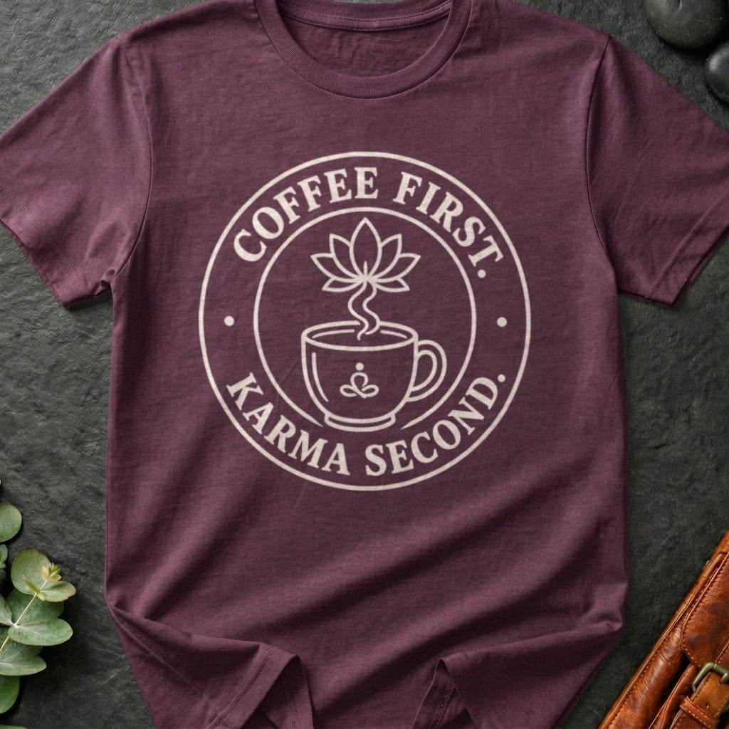 Coffee First Karma Second T-Shirt