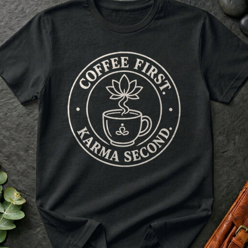 Coffee First Karma Second T-Shirt