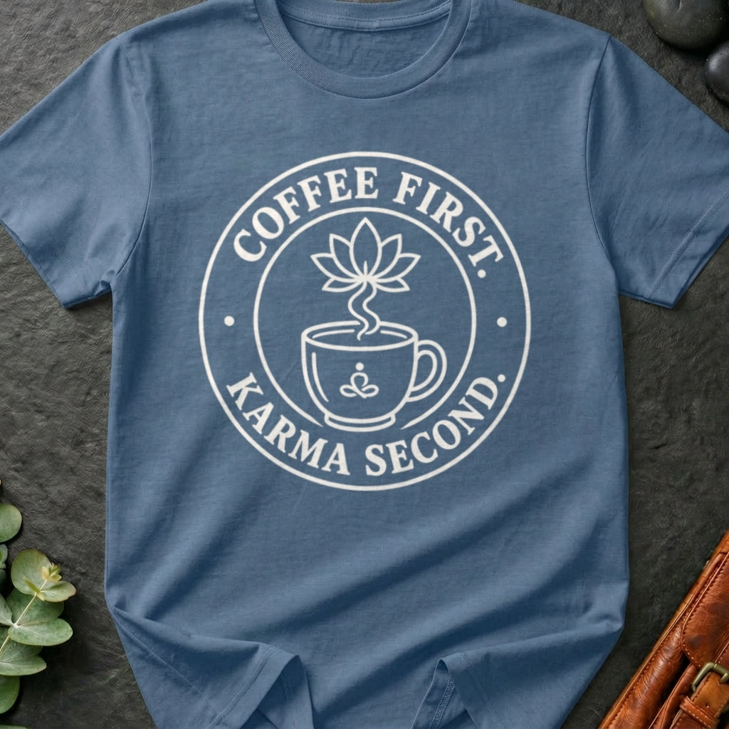 Coffee First Karma Second T-Shirt
