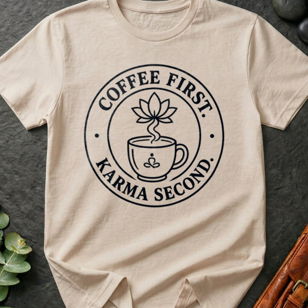 Coffee First Karma Second T-Shirt