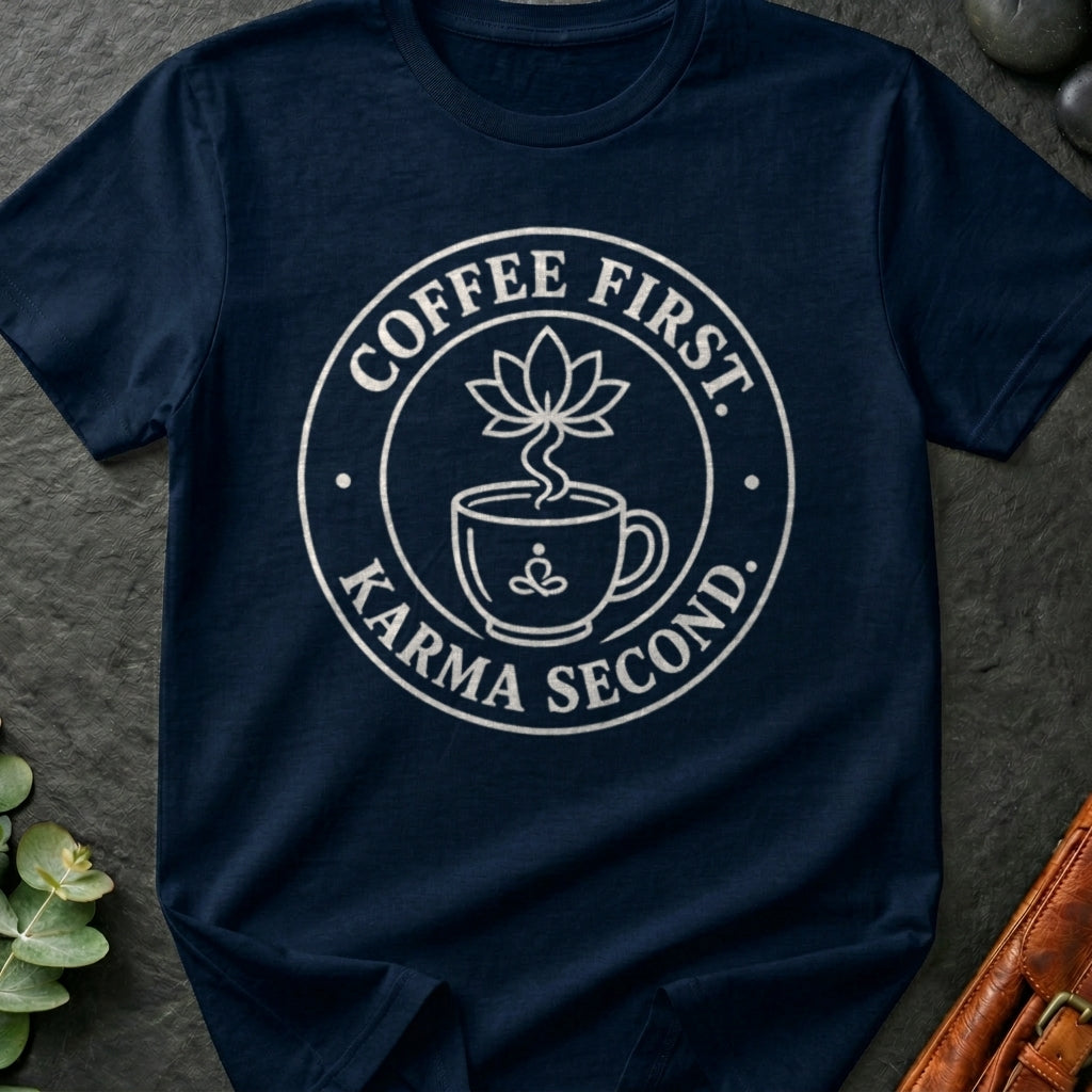 Coffee First Karma Second T-Shirt