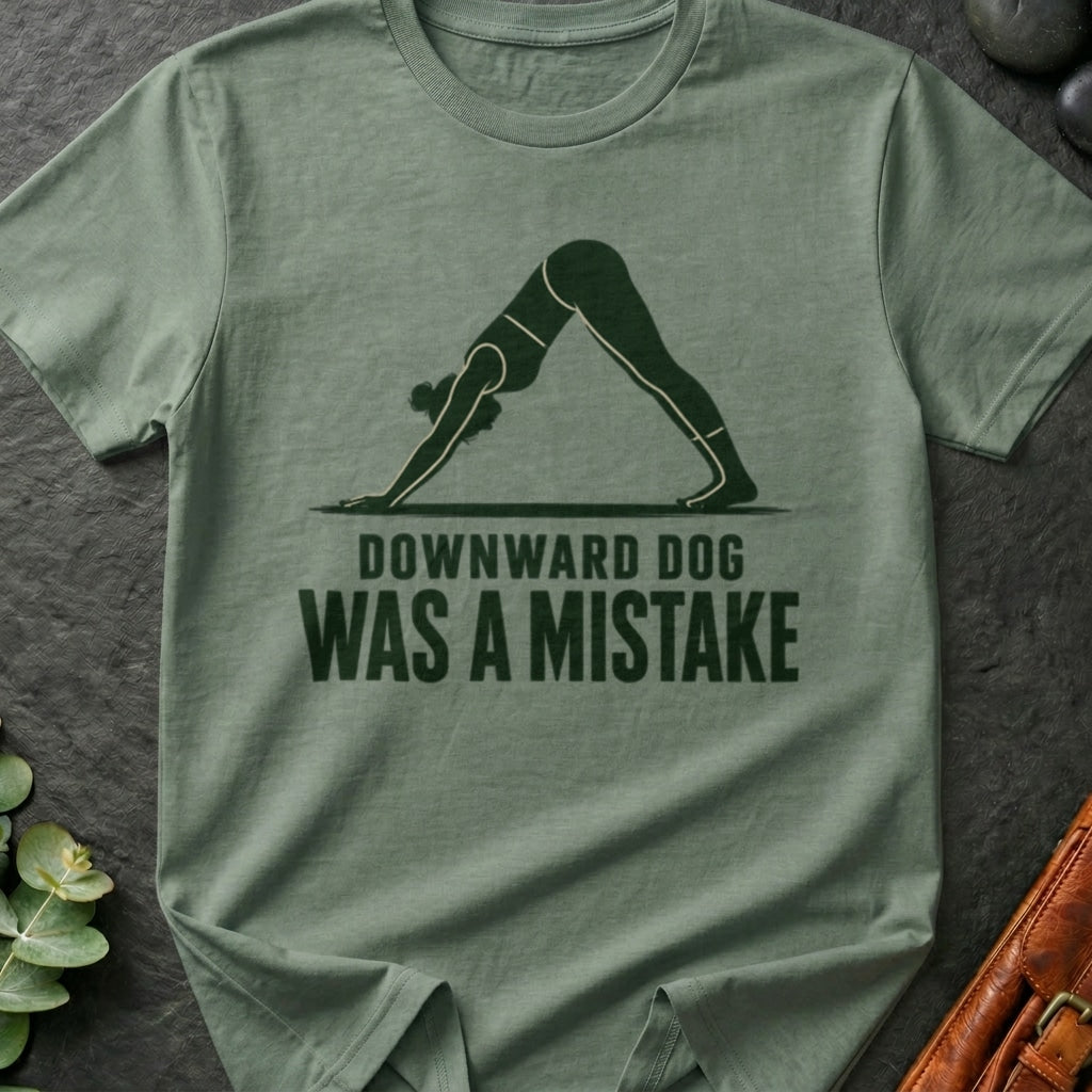 Downward Dog Was A Mistake T-Shirt