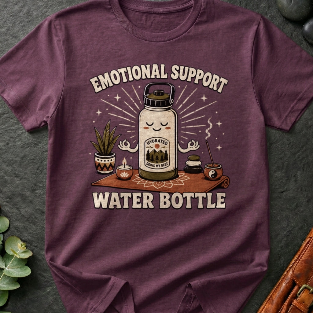 Emotional Support Water Bottle T-Shirt