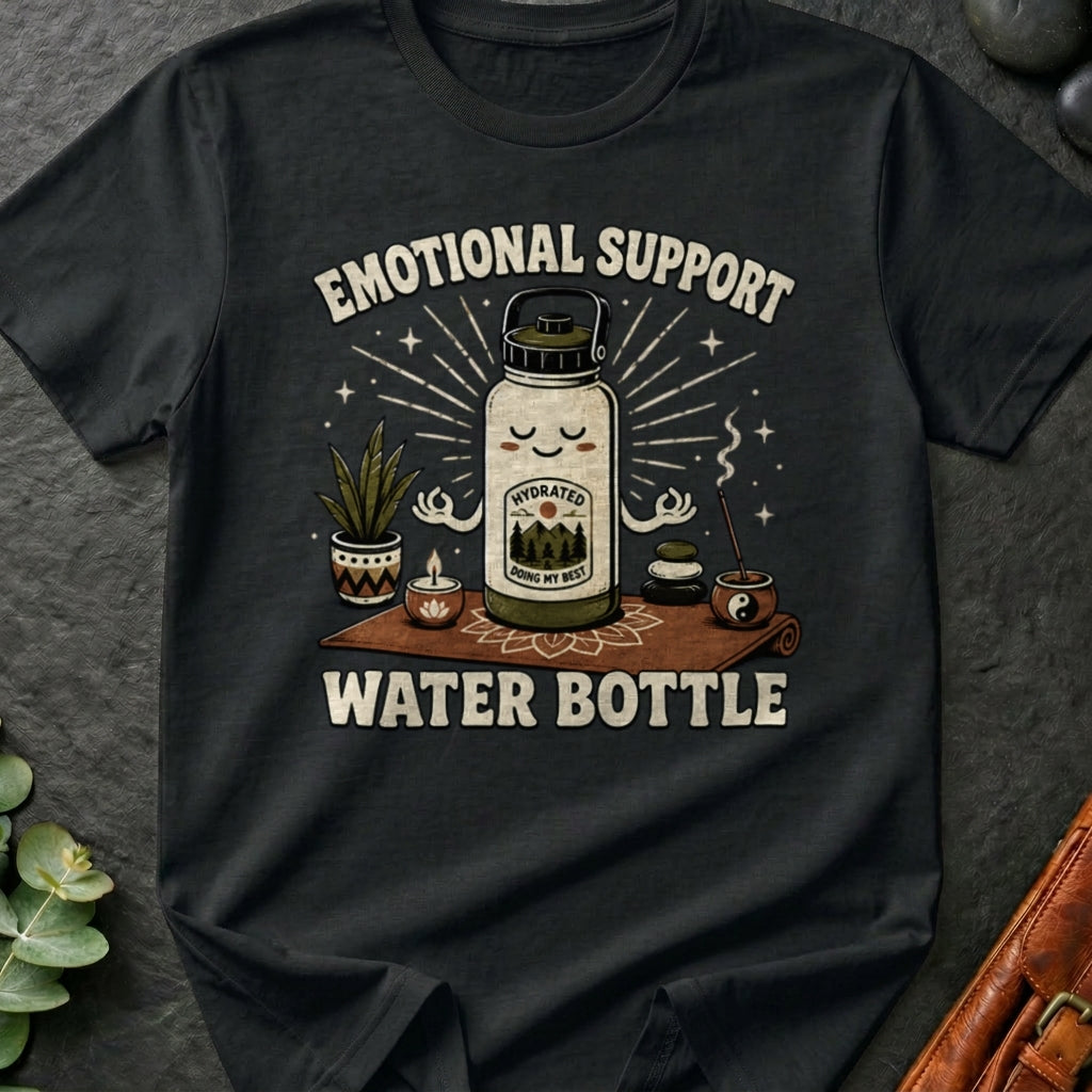 Emotional Support Water Bottle T-Shirt