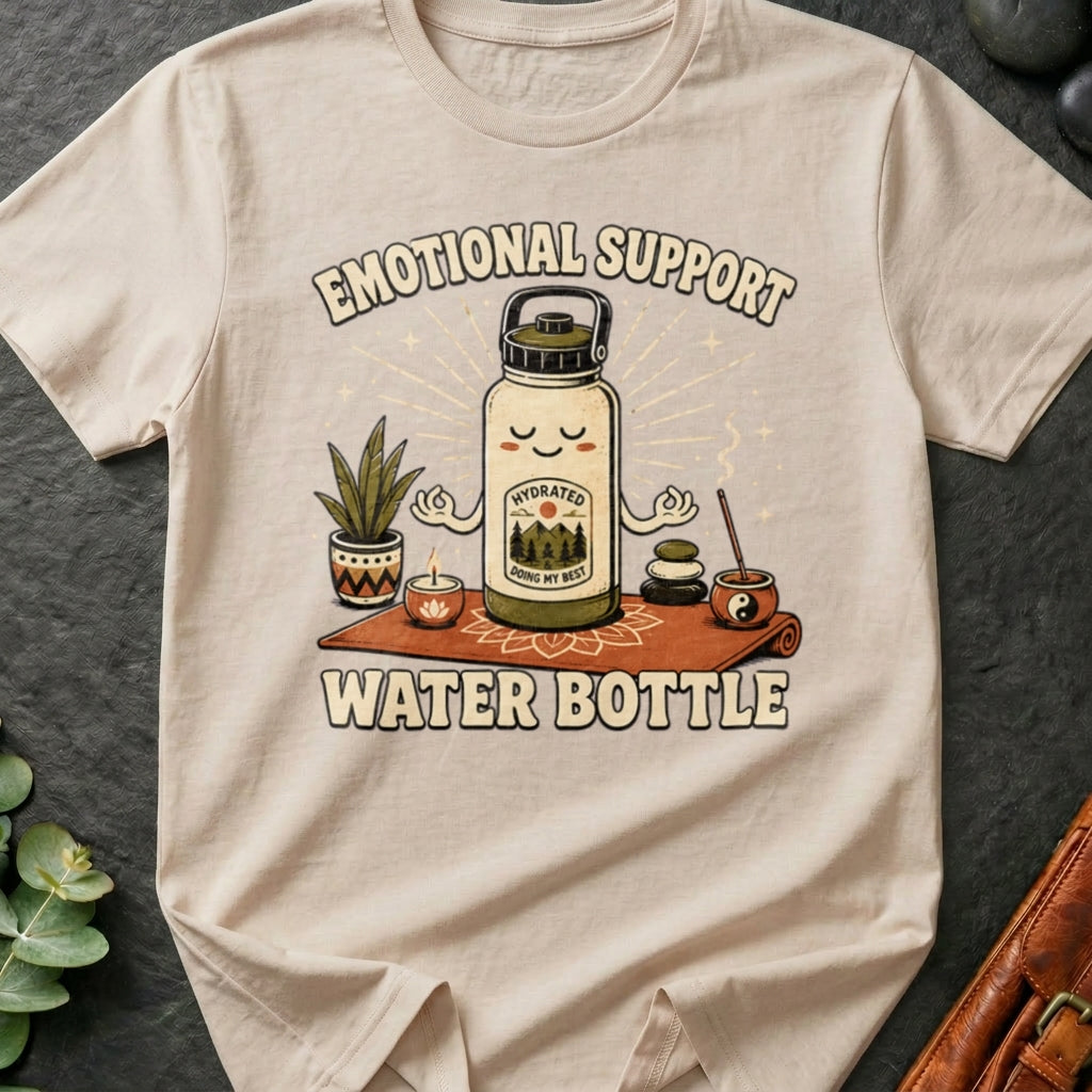 Emotional Support Water Bottle T-Shirt