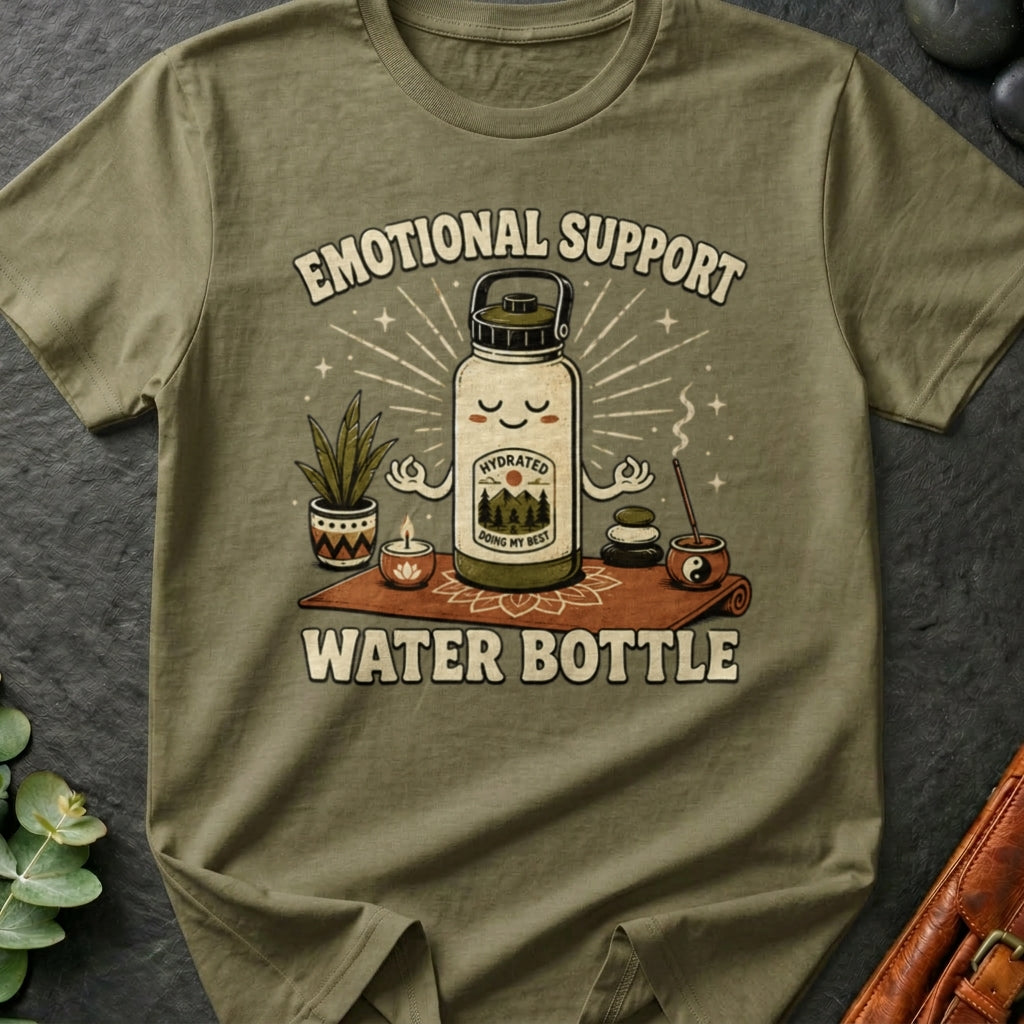 Emotional Support Water Bottle T-Shirt