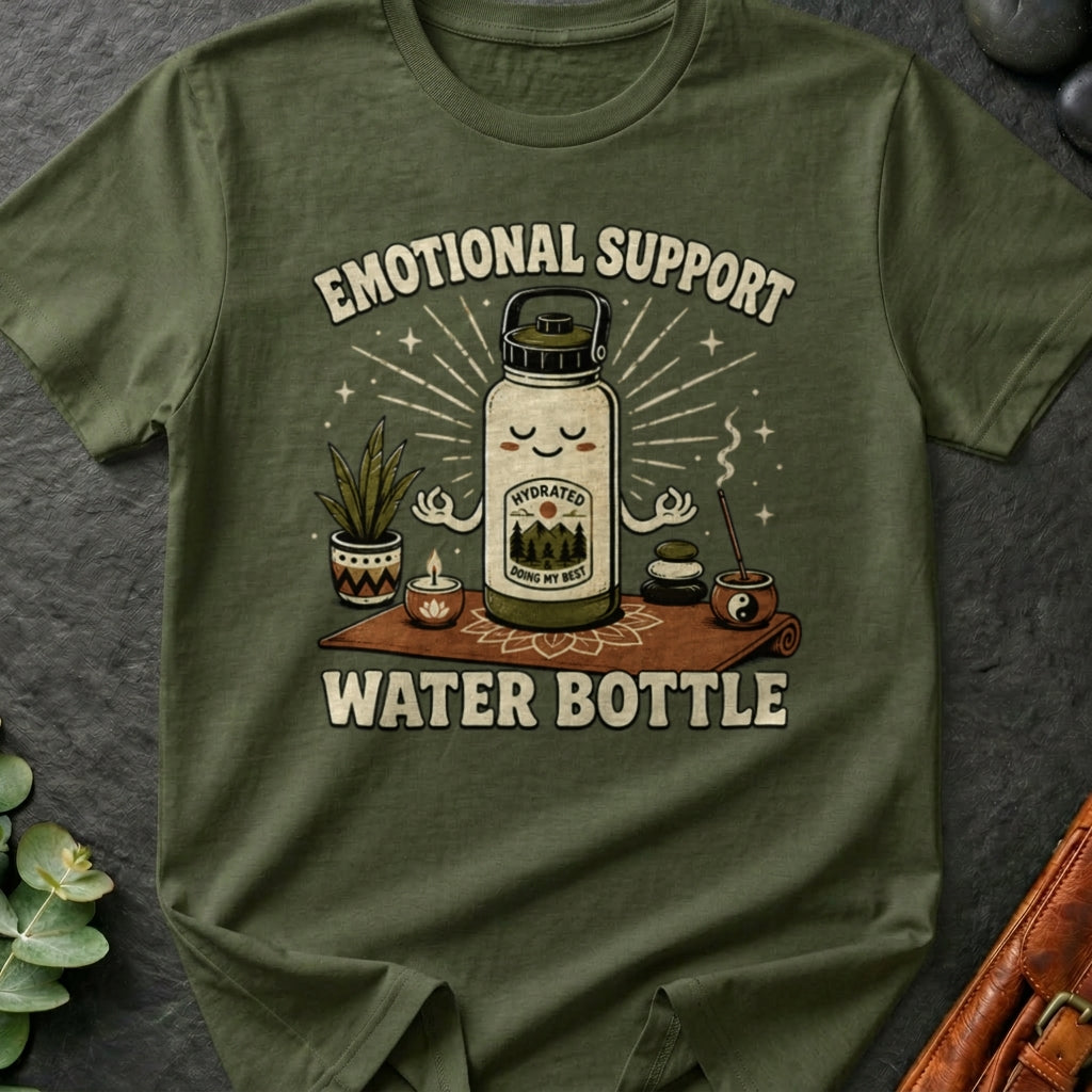 Emotional Support Water Bottle T-Shirt