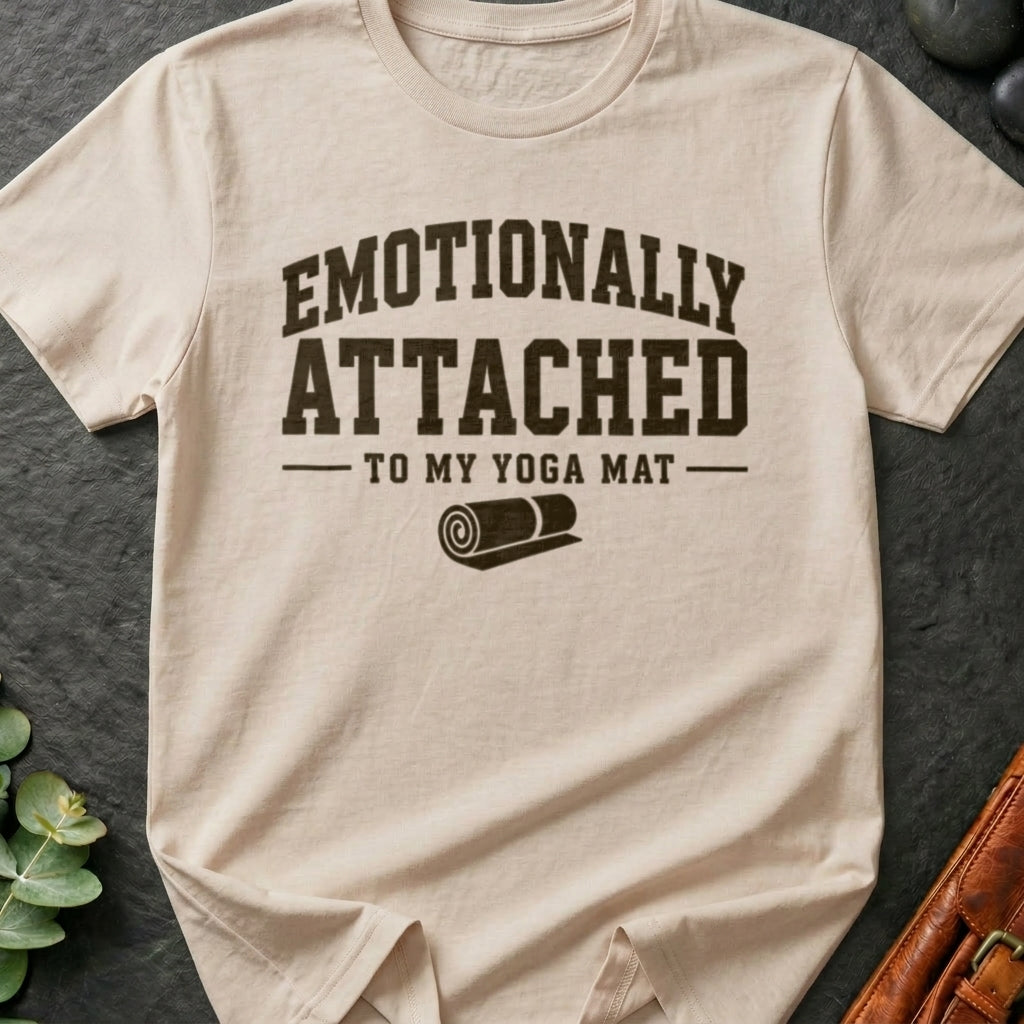 Emotionally Attached To My Yoga Mat T-Shirt