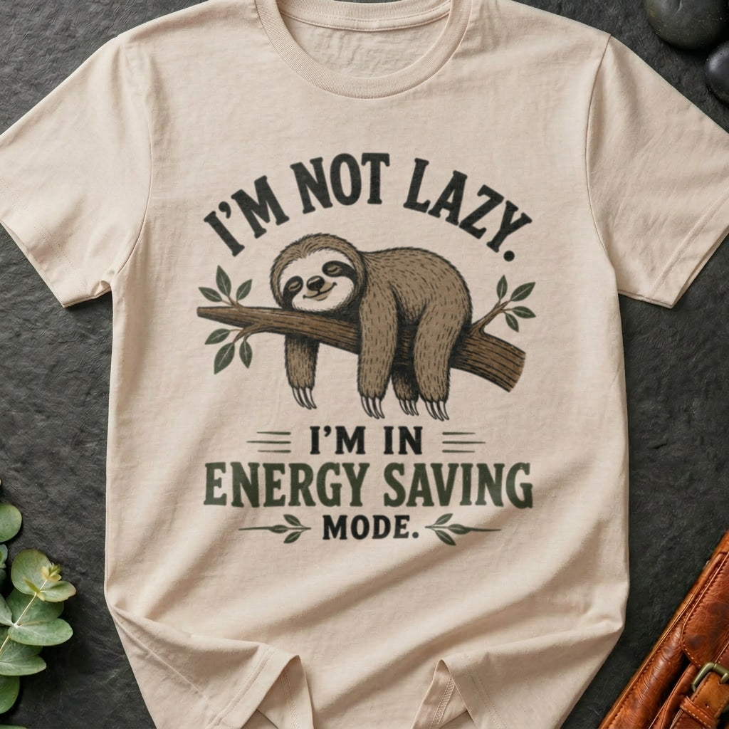 I'm Not Lazy I'm In Energy Saving Mode T-Shirt