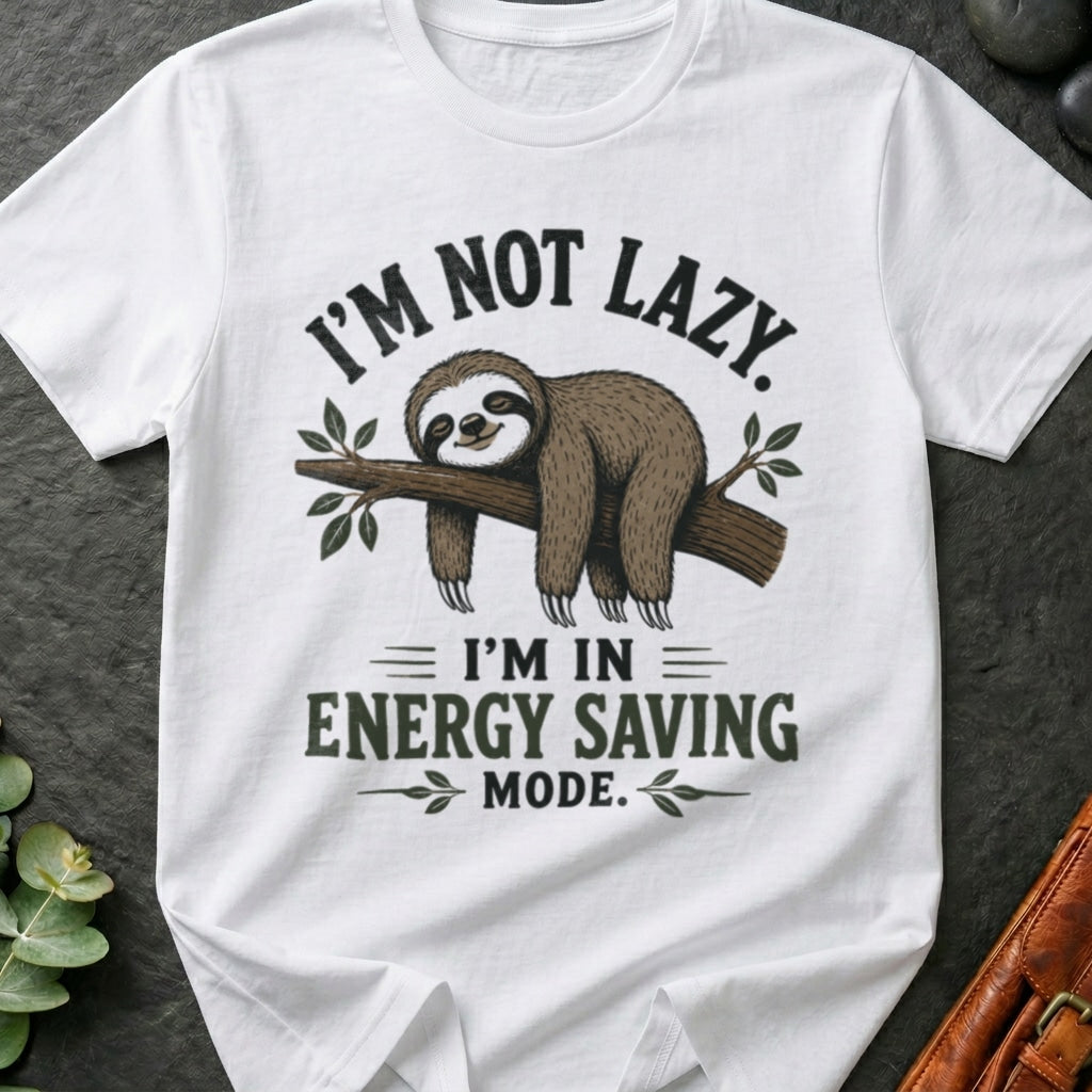 I'm Not Lazy I'm In Energy Saving Mode T-Shirt