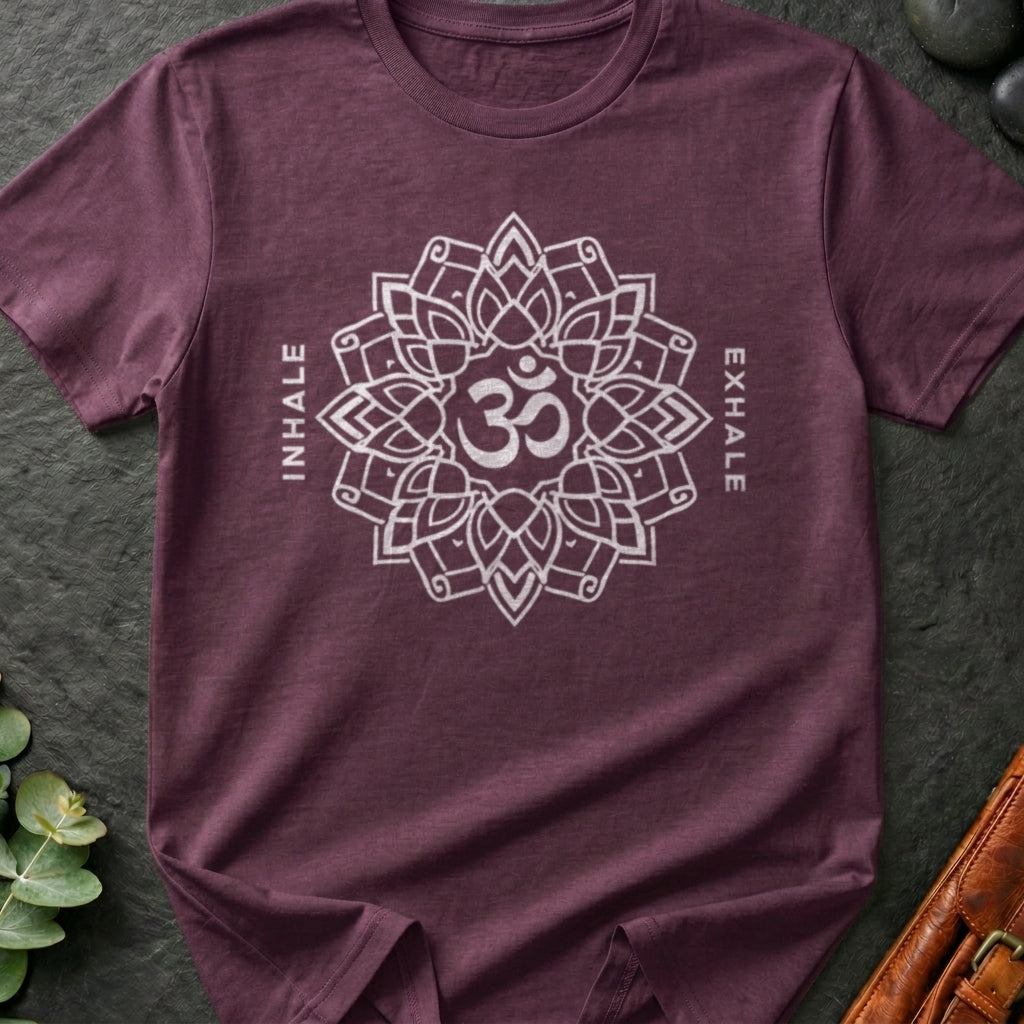 Inhale Exhale Mandala T-Shirt
