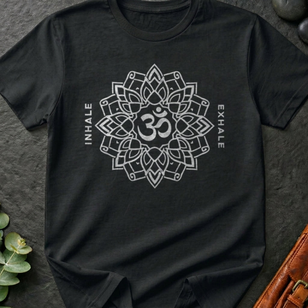 Inhale Exhale Mandala T-Shirt