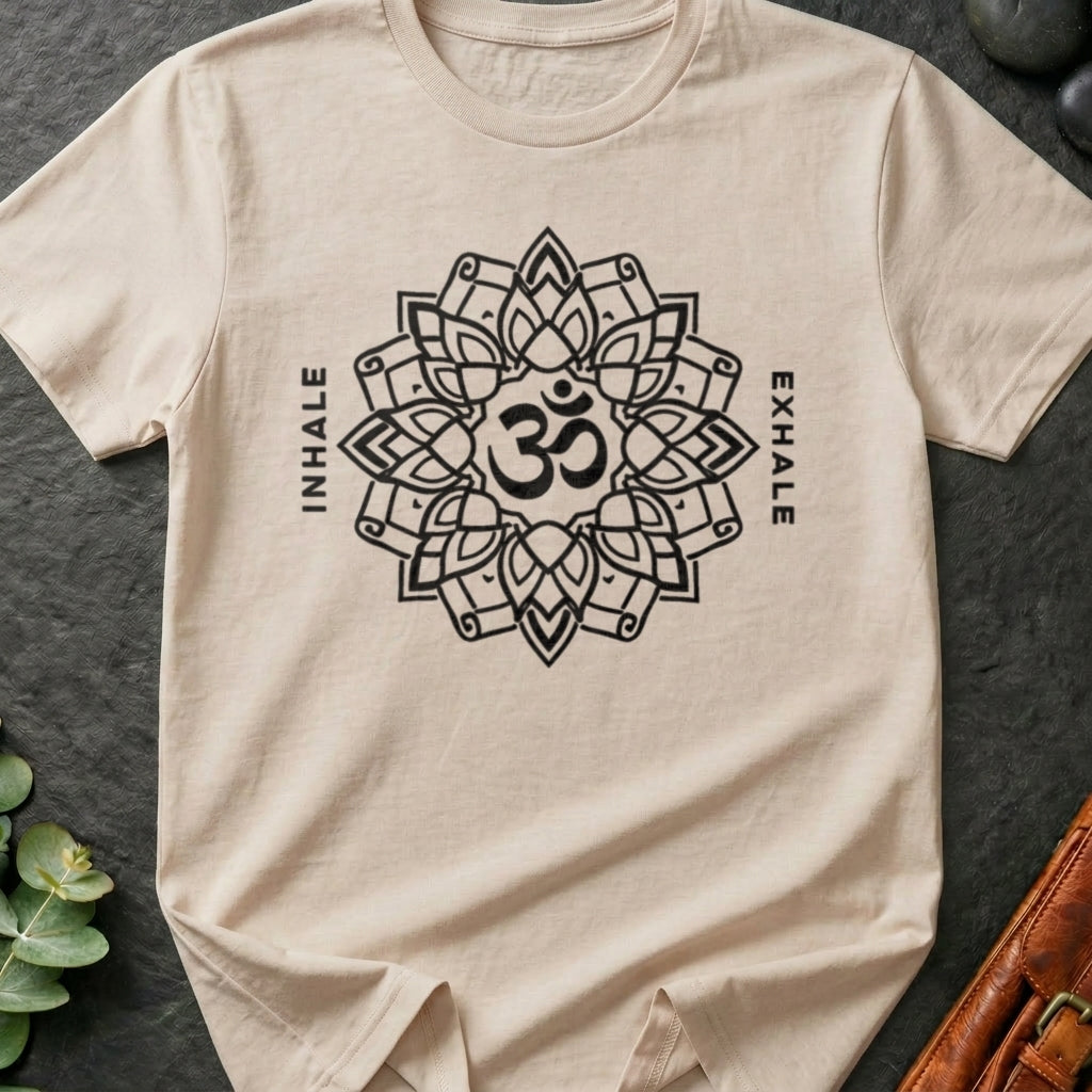 Inhale Exhale Mandala T-Shirt