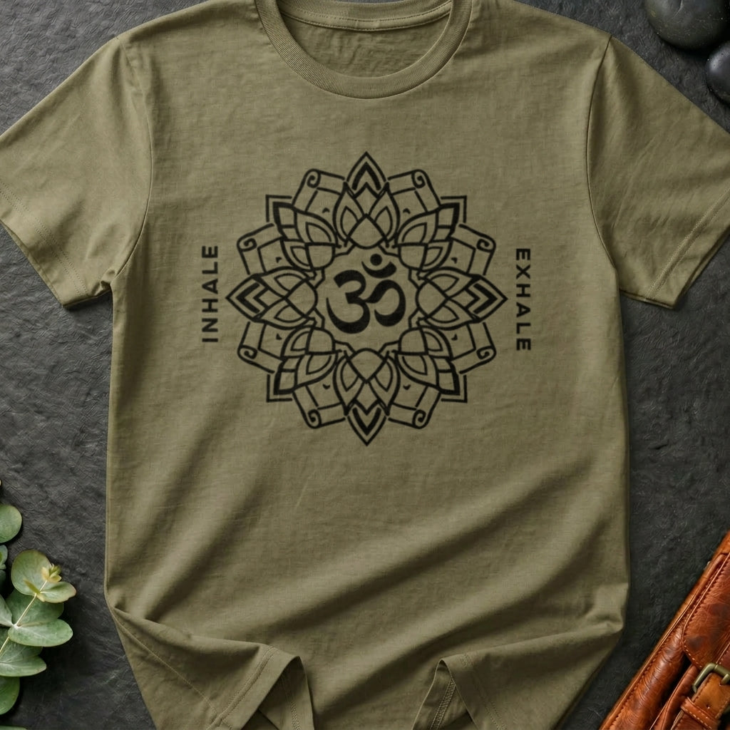 Inhale Exhale Mandala T-Shirt