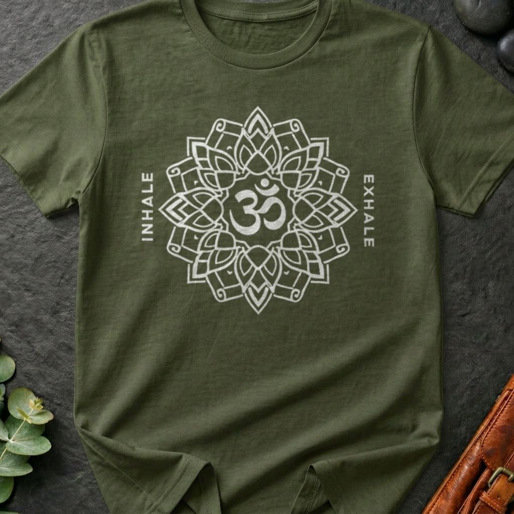 Inhale Exhale Mandala T-Shirt