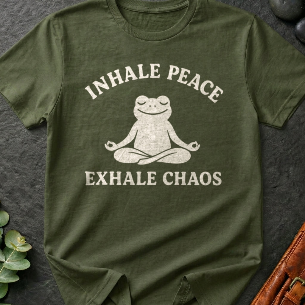 Inhale Peace Exhale Chaos T-Shirt