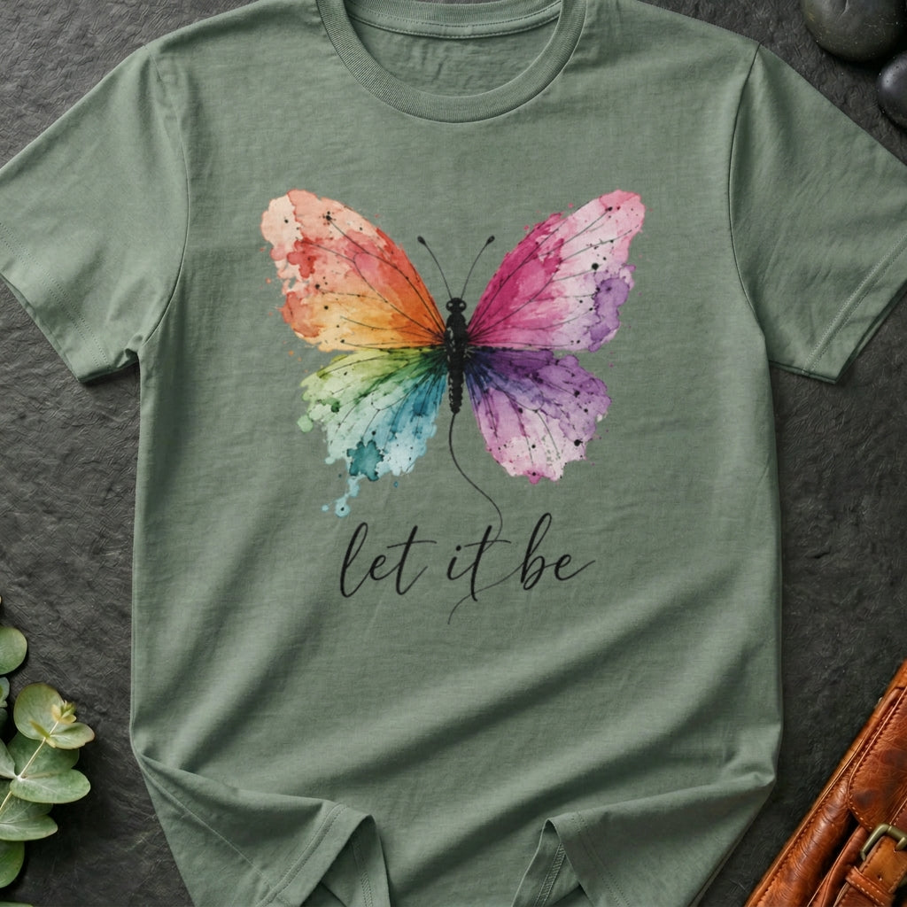 Let It Be Butterfly T-Shirt