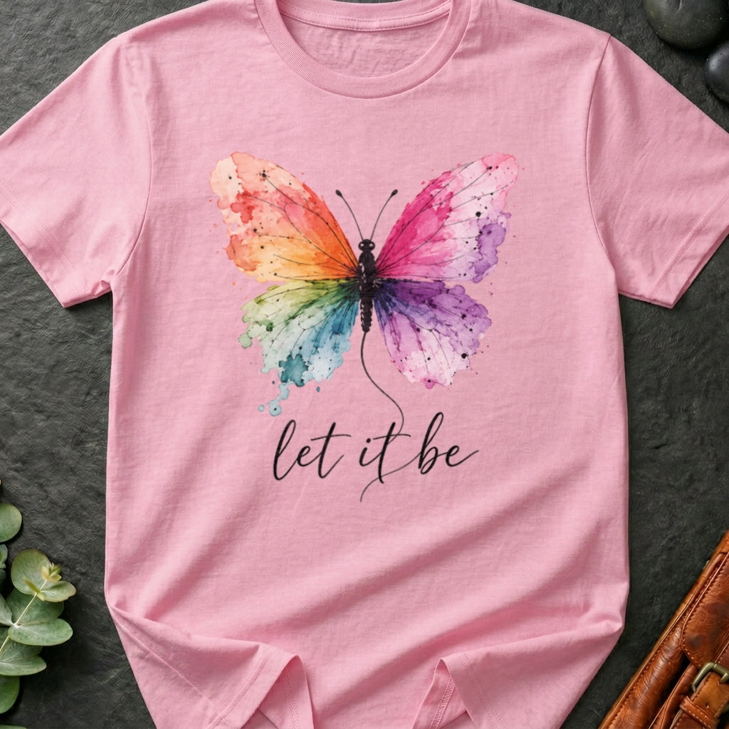 Let It Be Butterfly T-Shirt