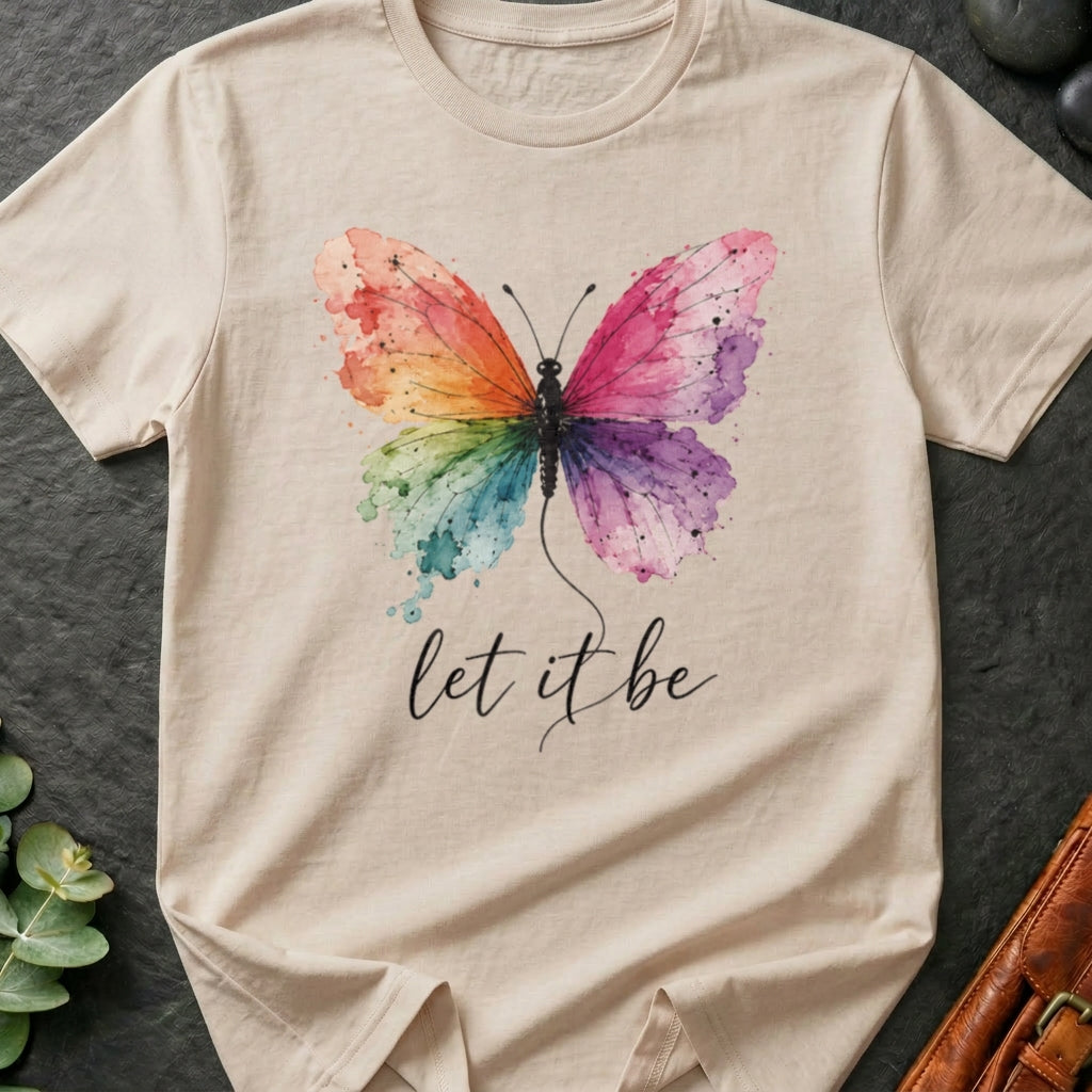 Let It Be Butterfly T-Shirt