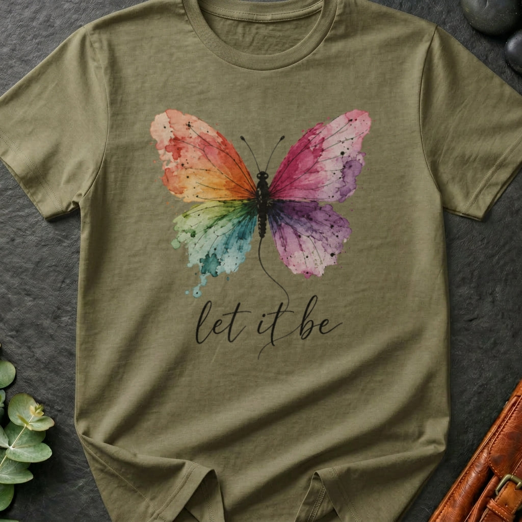 Let It Be Butterfly T-Shirt