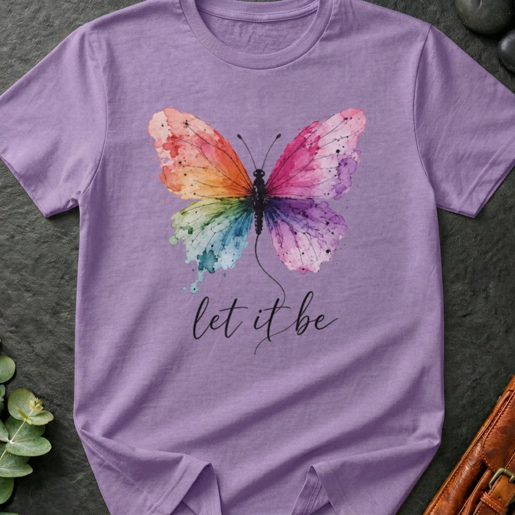 Let It Be Butterfly T-Shirt