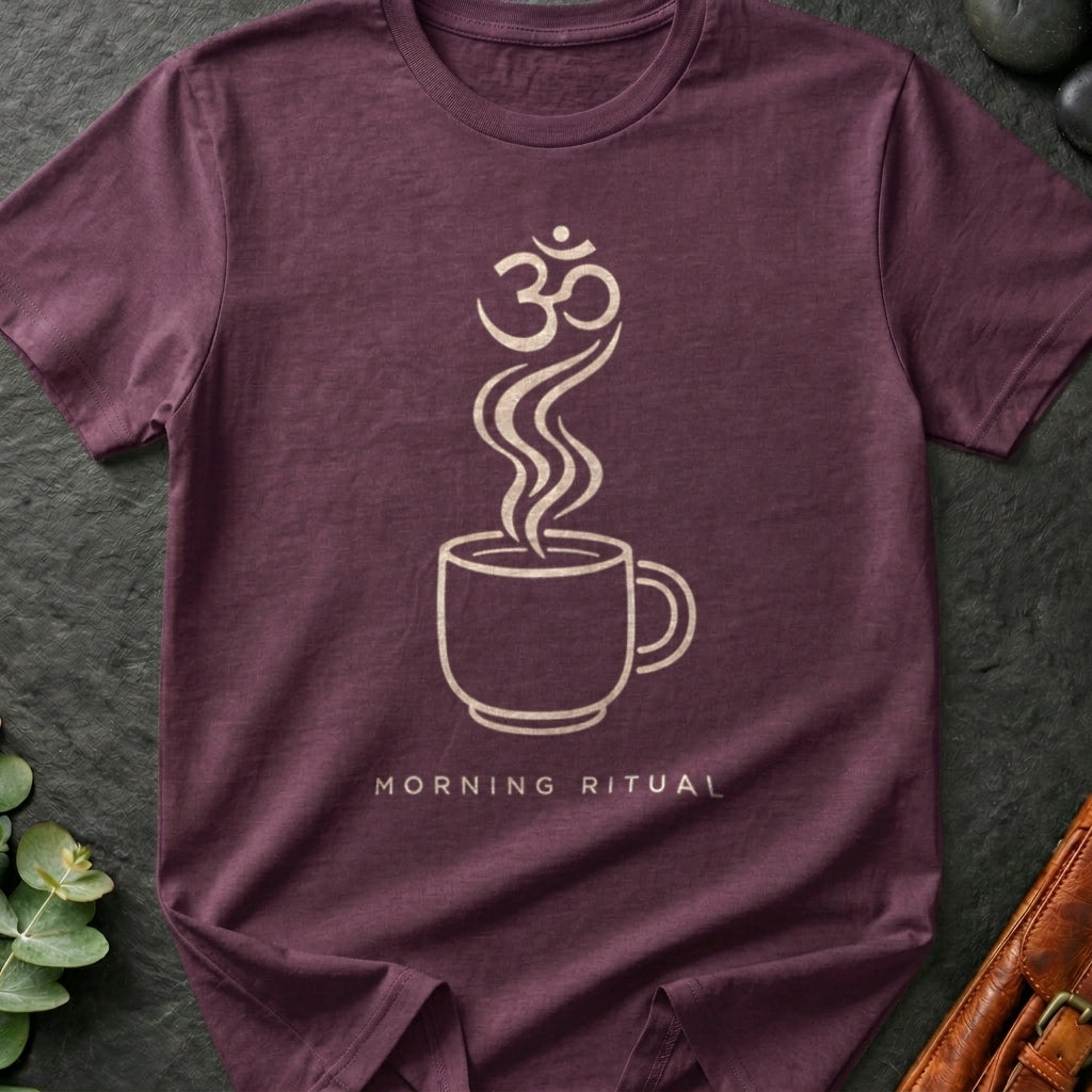 Morning Ritual Coffee & Om T-Shirt
