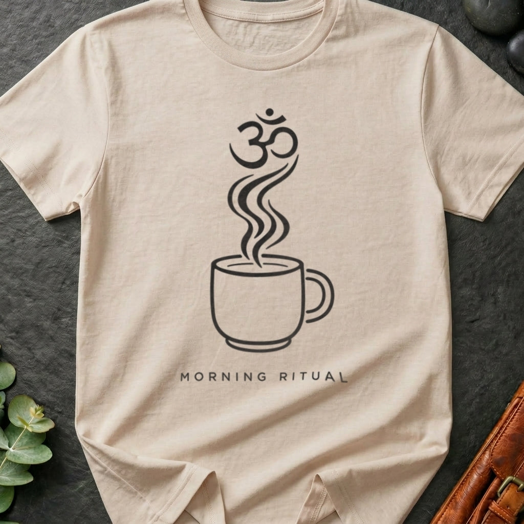 Morning Ritual Coffee & Om T-Shirt