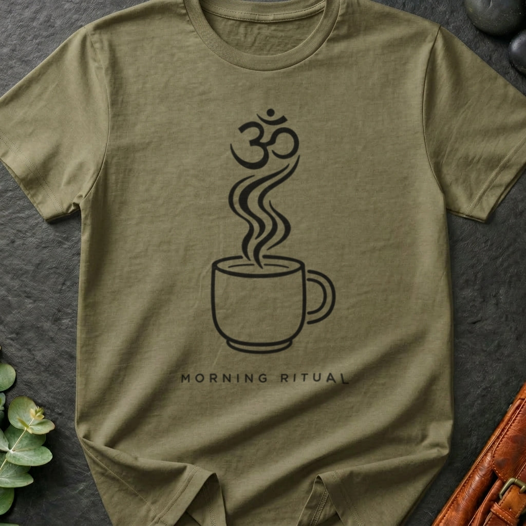 Morning Ritual Coffee & Om T-Shirt