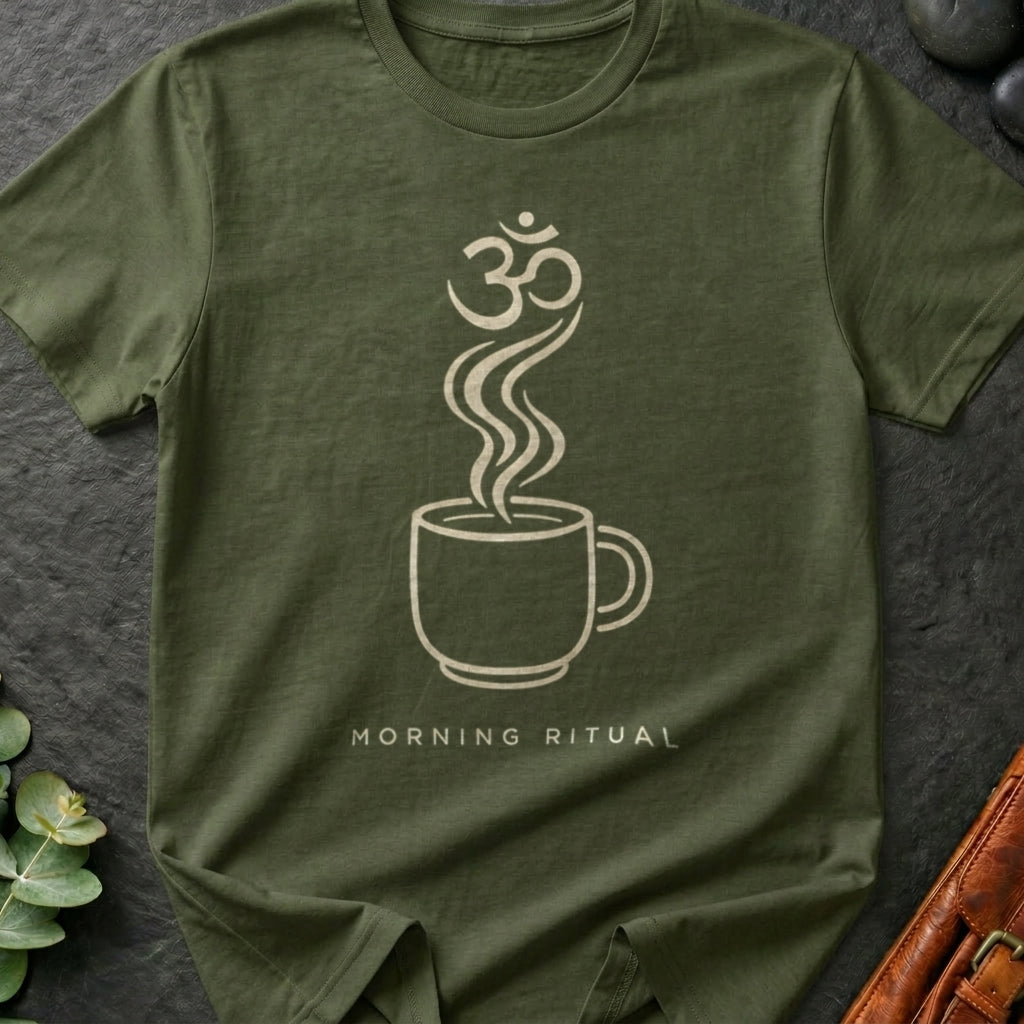 Morning Ritual Coffee & Om T-Shirt