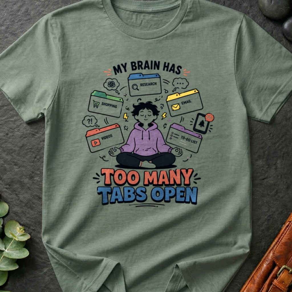 My Brain Has Too Many Tabs Open T-Shirt