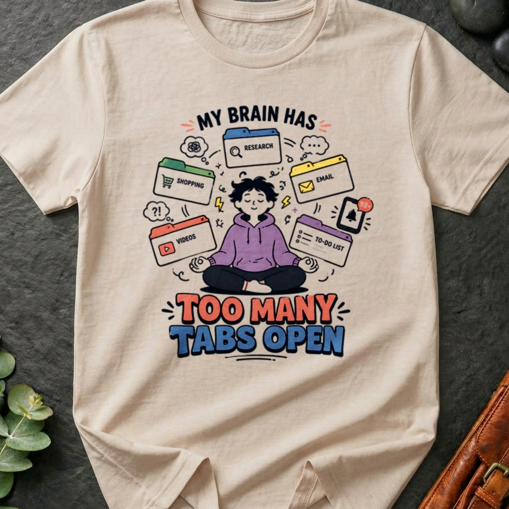 My Brain Has Too Many Tabs Open T-Shirt
