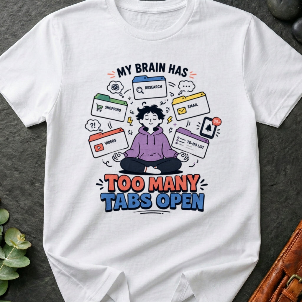My Brain Has Too Many Tabs Open T-Shirt