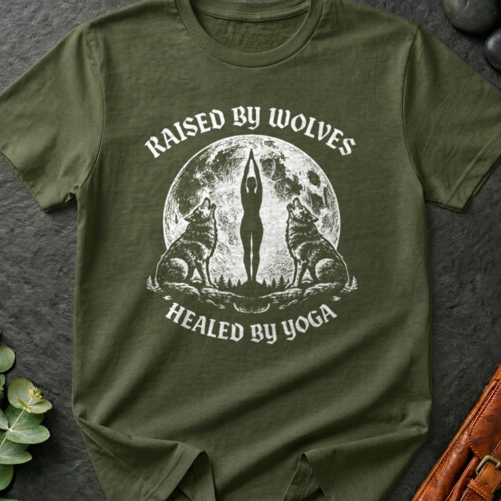 Raised By Wolves, Healed By Yoga T-Shirt