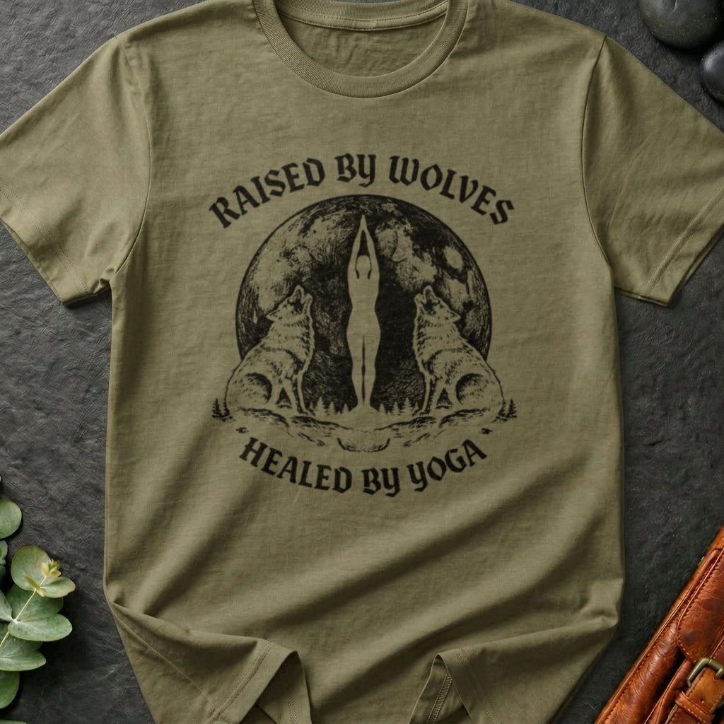 Raised By Wolves, Healed By Yoga T-Shirt
