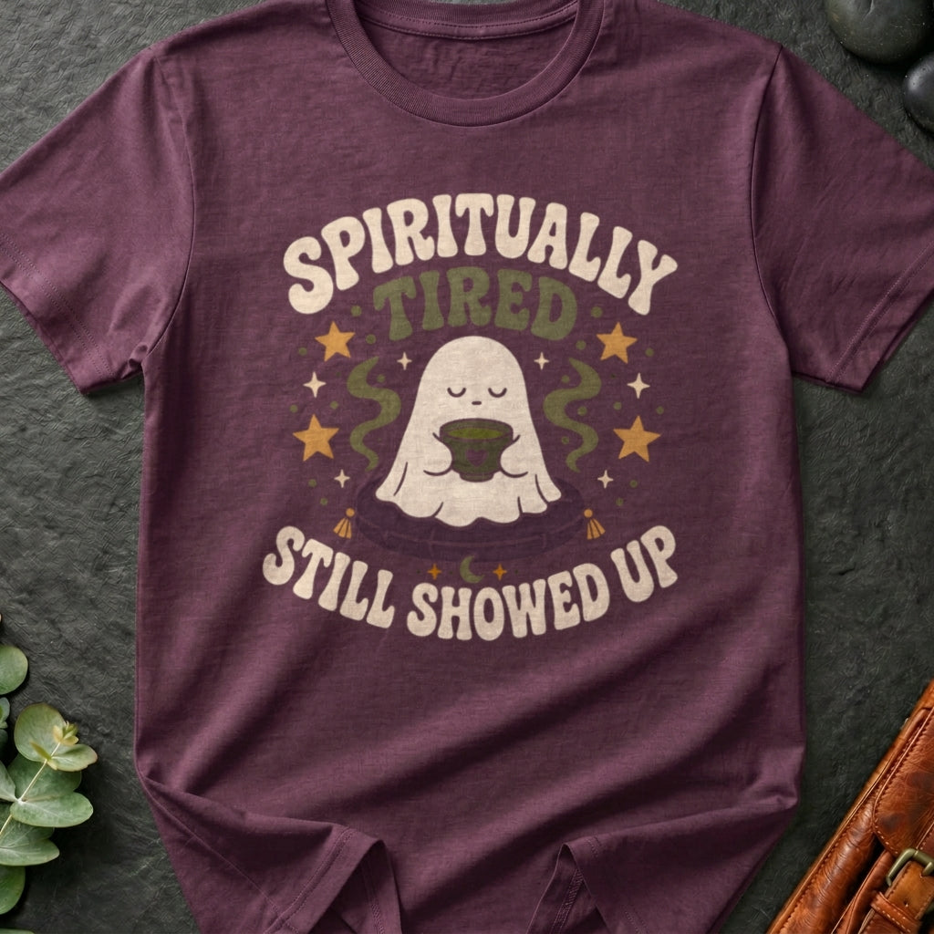 Spiritually Tired, Still Showed Up T-Shirt