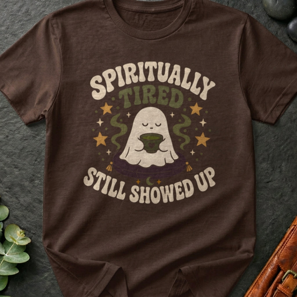 Spiritually Tired, Still Showed Up T-Shirt