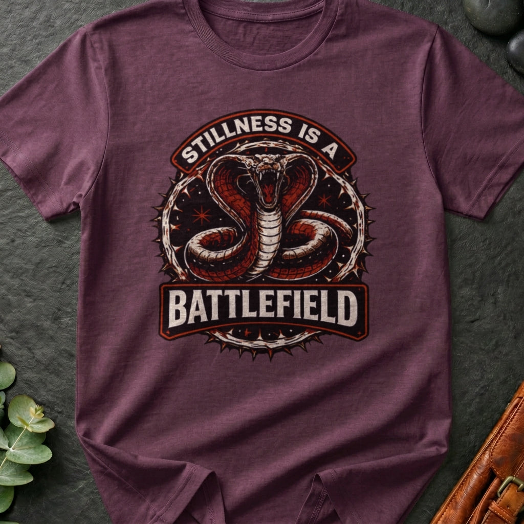Stillness is a Battlefield T-Shirt
