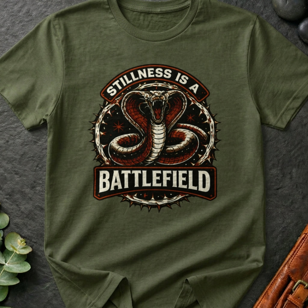 Stillness is a Battlefield T-Shirt