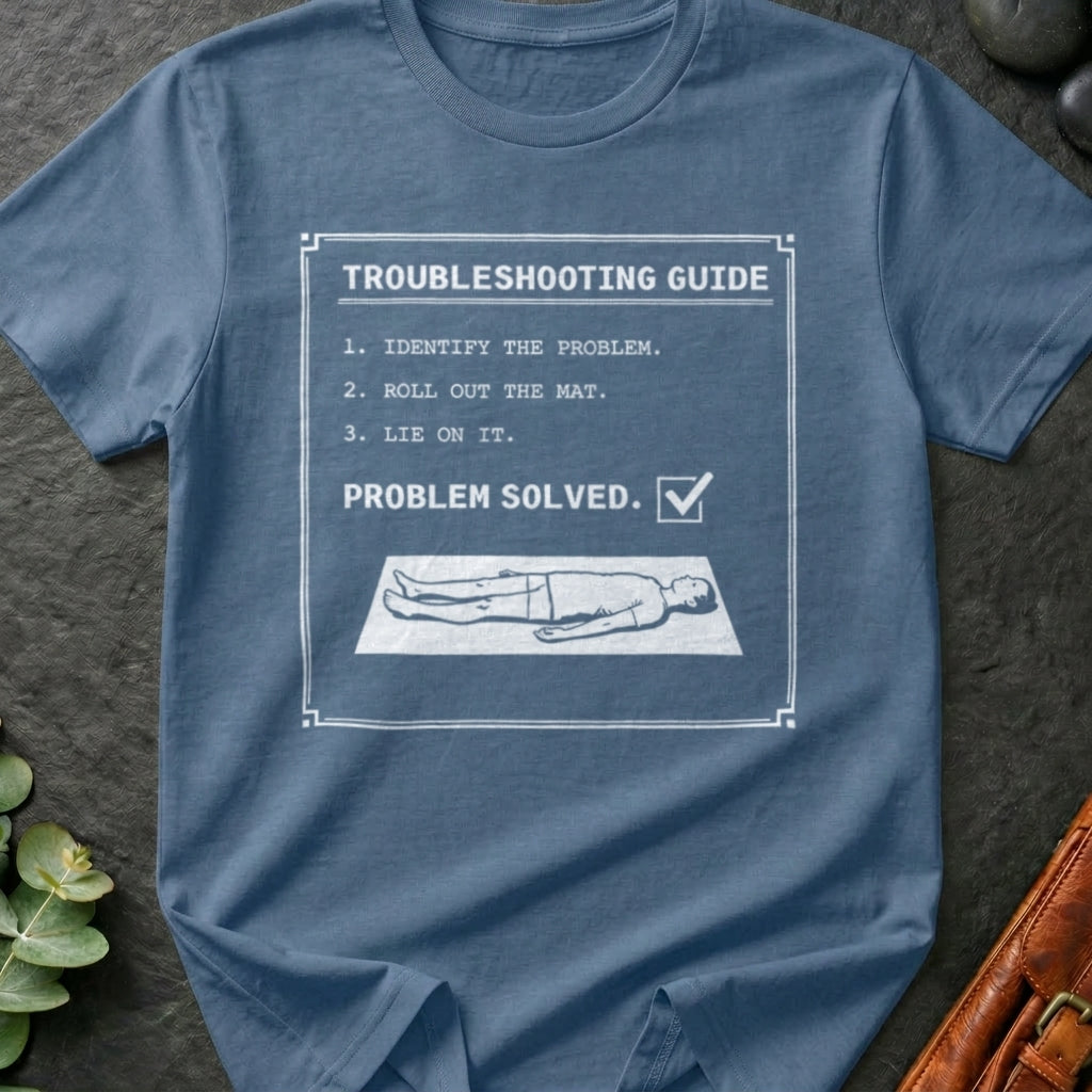 Troubleshooting Guide Savasana T-Shirt